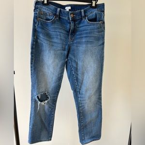 J. Crew Factory, Distressed Denim, Size 27